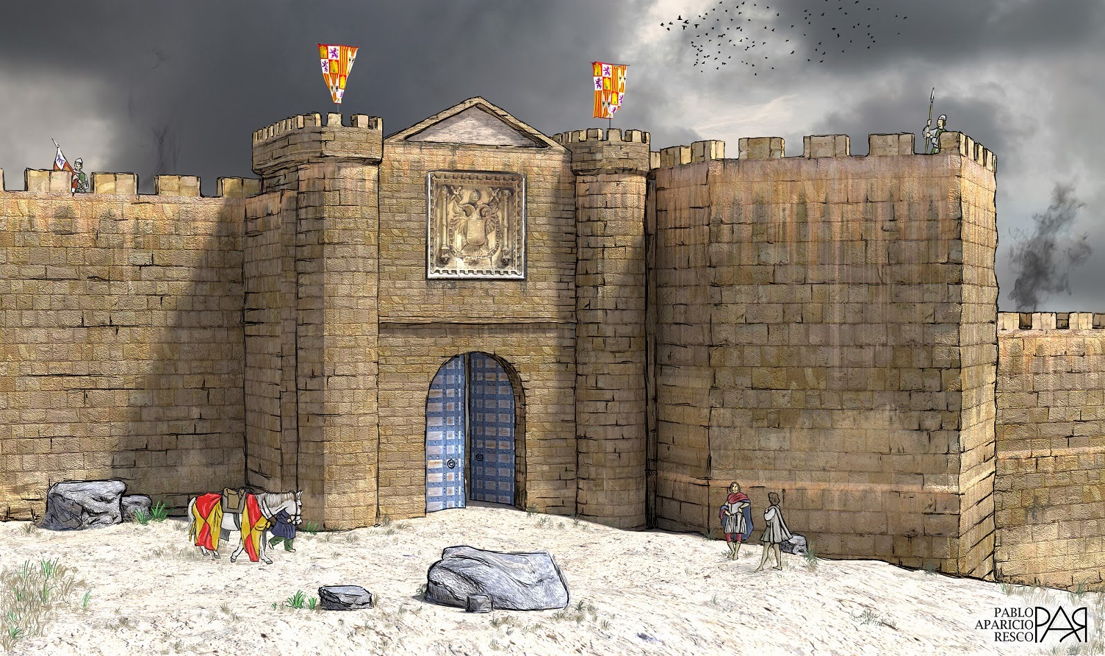 Resultado de imagen para RECONSTRUCCION Y ARQUEOLOGÃA medieval.